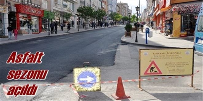 Asfalt sezonu açıldı