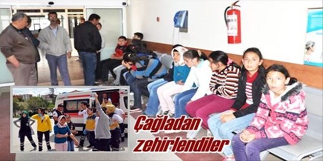 Öğrenciler çağladan zehirlendi
