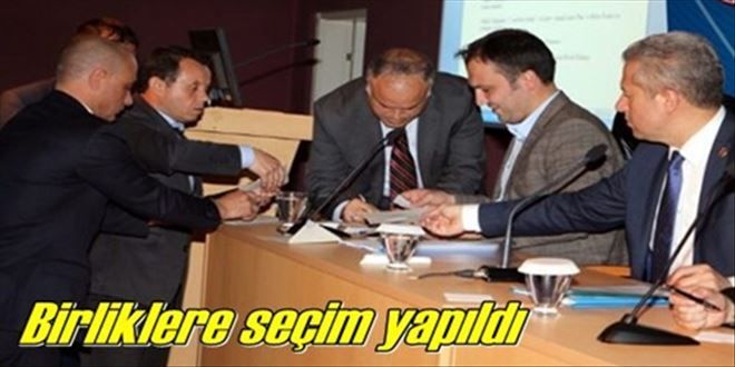 İki birlik için seçimler yapıldı