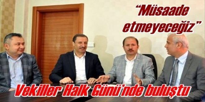 Vekiller Halk Günü´nde buluştu