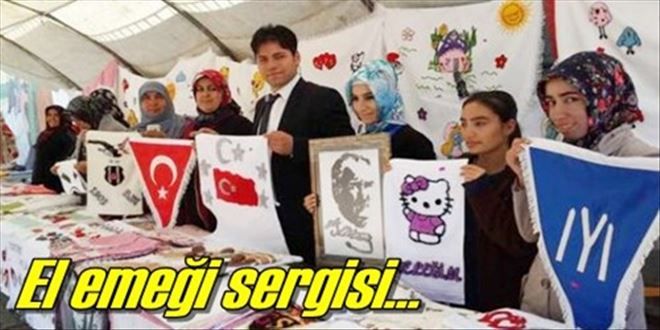 El emeği göz nuru eserlerini sergiliyor