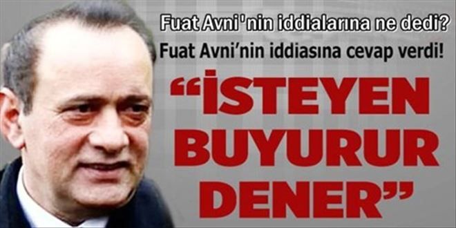 Çakıcı´dan Fuat Avni´ye cevap!