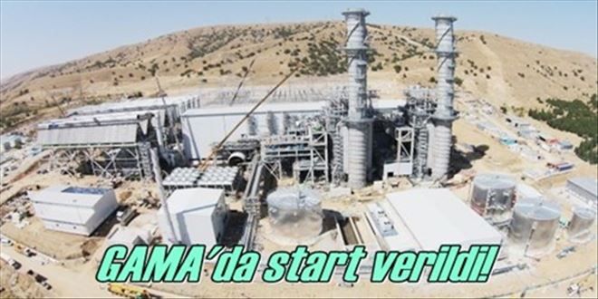 GAMA elektrik iletim  sistemine ilk defa bağlandı