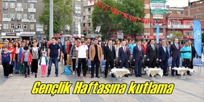 Gençlik Haftasına kutlama