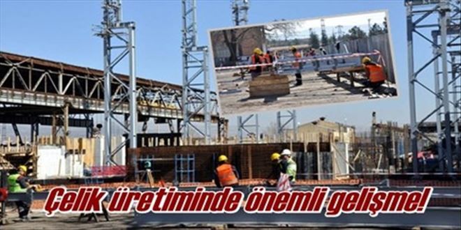 Çelikhane 120 bin  ton çelik üretecek
