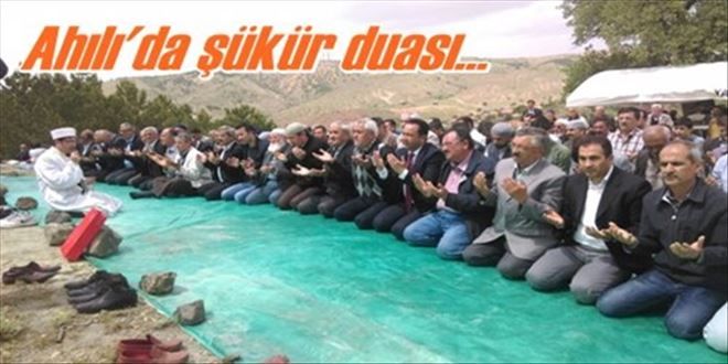 Şükür duasına çıktılar!