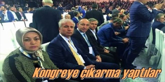 Kongreye çıkarma yaptılar