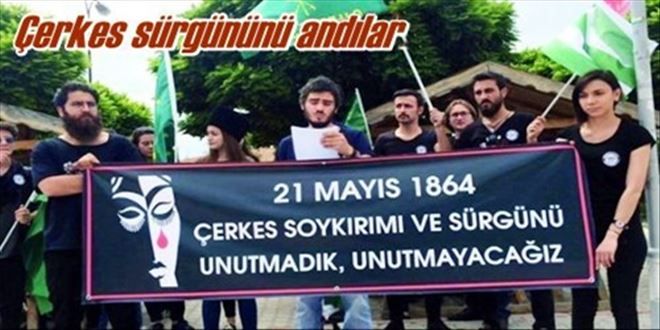 Çerkes sürgününü andılar!