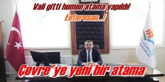 Çevre´ye yeni müdür