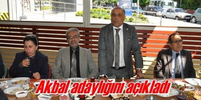 Akbal, ?Güzel işler için adayız? dedi