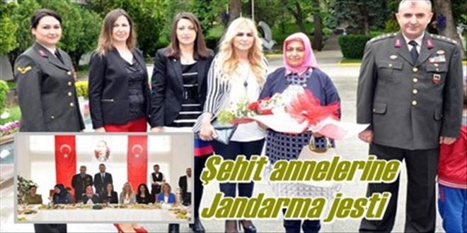 Jandarma´dan Anneler Günü jesti