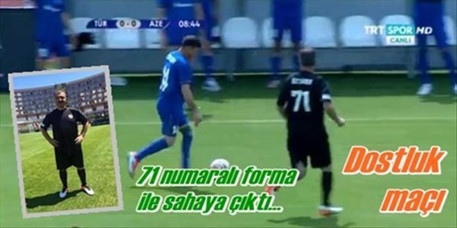 Öztürk 71 numaralı formayı giydi
