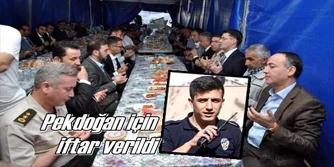 Pekdoğan için iftar verildi