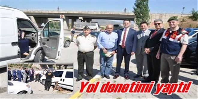 Vali, Polis ve Jandarma ekiplerini denetledi