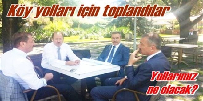 KÖY YOLLARI MASAYA YATIRILDI