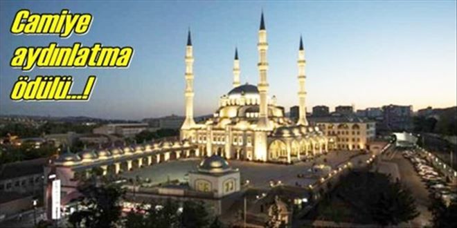 Nur Camii´ye aydınlatma ödülü