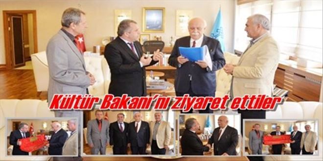 Bakan´la görüştüler