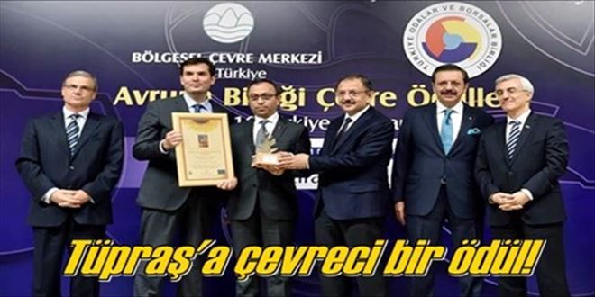 TÜPRAŞ´a AB çevre ödülü