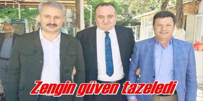 Zengin güven tazeledi
