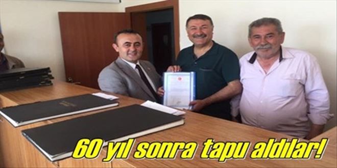 Sulakyurt´ta tapu sevinci