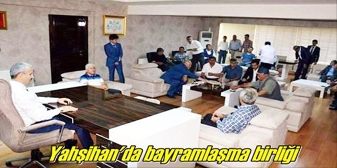 Sungur, Yahşihanlılar ile bayramlaştı