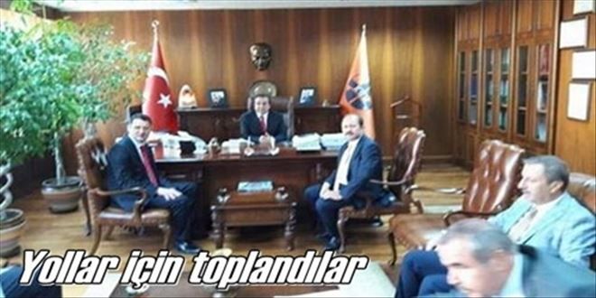 Köy yolları için görüştüler