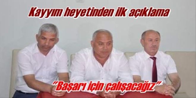 ?Başarı için çalışacağız?