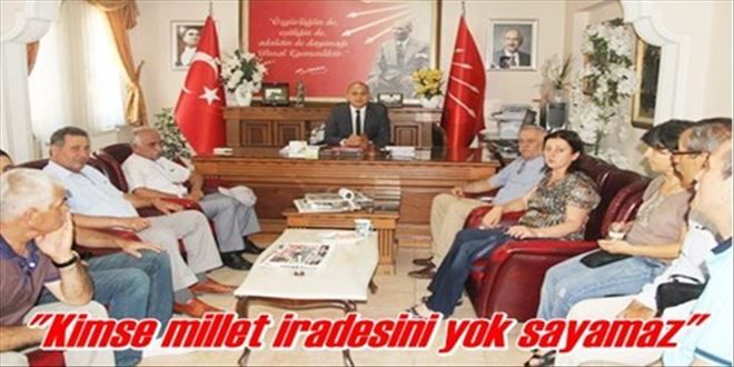 ?Kimse millet iradesini yok sayamaz?