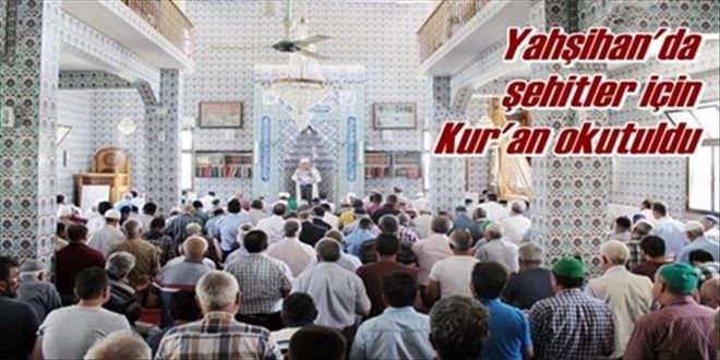 Yahşihan´da mevlid okutuldu