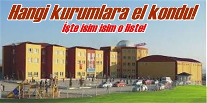 Okul ve dernekler kapatıldı