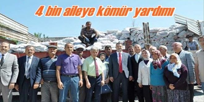 4 BİN AİLEYE KÖMÜR YARDIMI