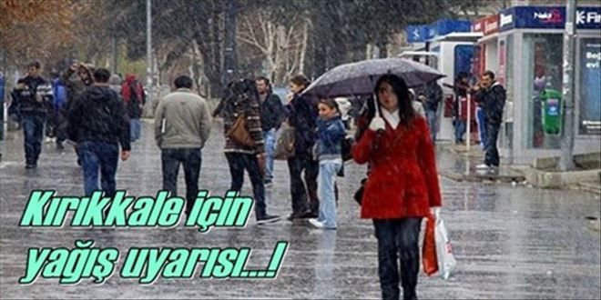 Yağışlı hava geliyor