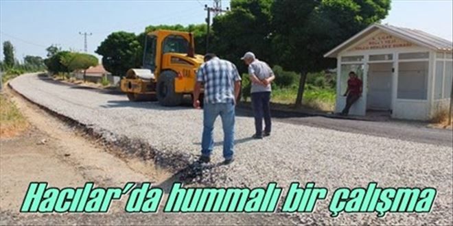 Hacılar´da hummalı çalışma