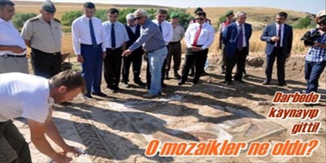 O mozaikler inceleniyor!
