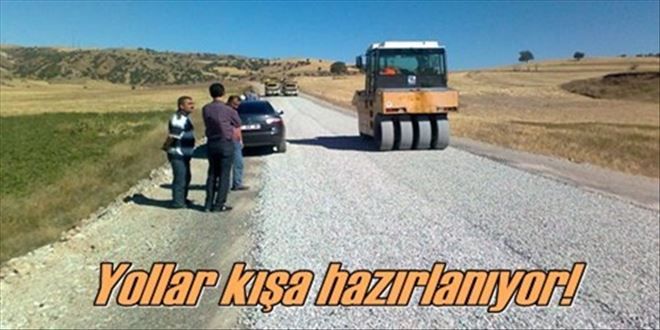 Sulakyurt yolları kışa hazırlanıyor