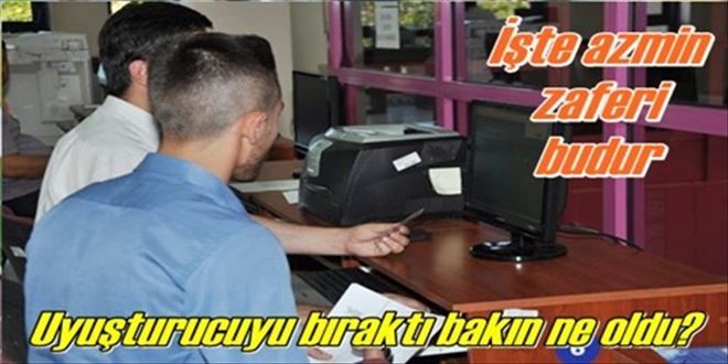 Uyuşturucudan kurtuldu Üniversiteli oldu?