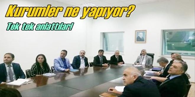 Kurumlar hizmetlerini anlattı