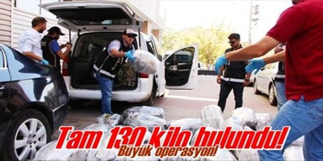 130 kilo bulundu!