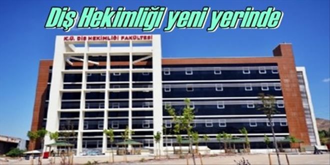 Diş Hekimliği yeni binasında