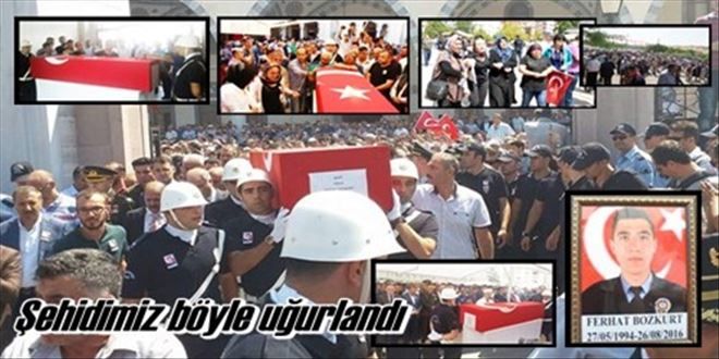 Kırıkkaleli şehit son  yolculuğuna uğurlandı