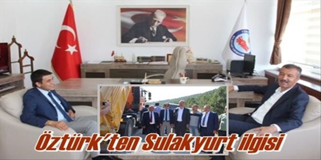 Öztürk´ün Sulakyurt ilgisi