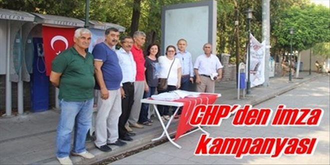 CHP´den darbeye  karşı imza kampanyası