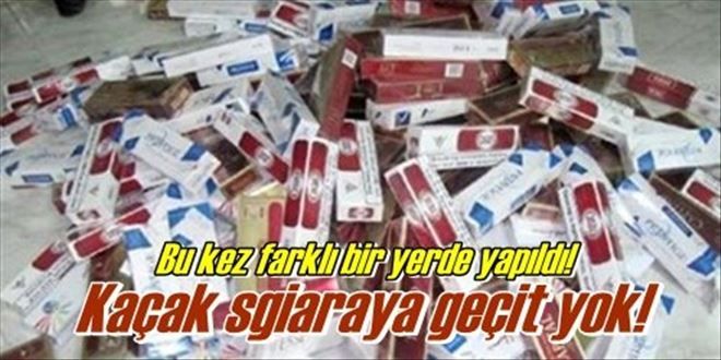 Kaçak sigaraya geçit yok!