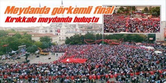 Kırıkkale meydanda buluştu