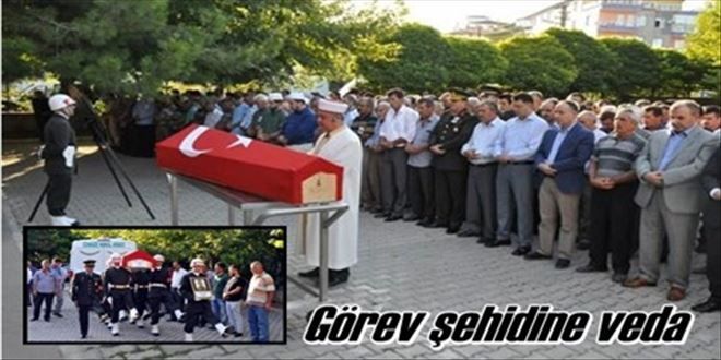 Görev şehidi toprağa verildi!
