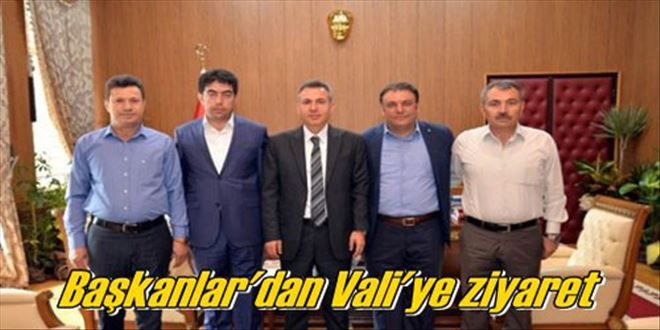 Başkanlar Vali´yi ziyaret etti