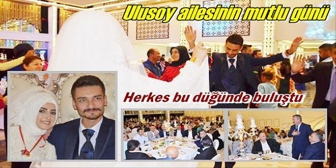 Siyasetçileri buluşturan düğün merasimi