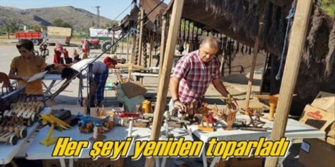Her şeyi yeniden toparladı