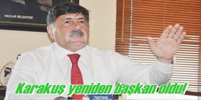 Karakuş yeniden başkan!