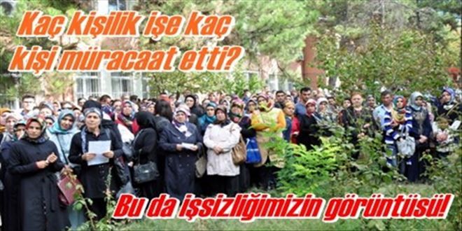 Kırıkkale 126 kişi için  1475 kişi müracaat etti!